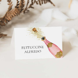 Vrijgezellenfeest Champagne Thema Buffet Voedsel K Informatiekaartje