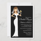 Vrijgezellenfeest Champagne Uitnodiging (Voorkant)