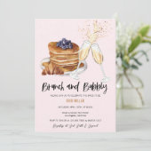 Vrijgezellenfeest Champagne | Uitnodigingen in Bru (Staand voorkant)