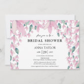 Vrijgezellenfeest Charming Floral Wisteria Kaart (Voorkant)