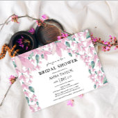 Vrijgezellenfeest Charming Floral Wisteria Kaart