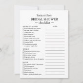 Vrijgezellenfeest Checklist en Stijlgids Kaart (Voorkant)