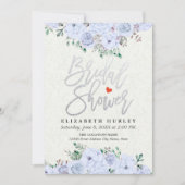 Vrijgezellenfeest Chic Silver Script Waterverf Flo Kaart (Voorkant)