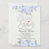 Vrijgezellenfeest Chic Silver Script Waterverf Flo Kaart (Voorkant)