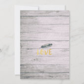 Vrijgezellenfeest Chic Waterverf Boho Floral Feath Kaart (Achterkant)