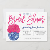 Vrijgezellenfeest Chinoiserie Chic Invitation Kaart (Voorkant)