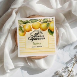 Vrijgezellenfeest citroen servet