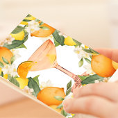 Vrijgezellenfeest Citroen Sinaasappel Citrus Cockt Kaart
