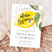 Vrijgezellenfeest Citrus Greenery Kaart