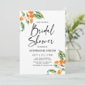 Vrijgezellenfeest Citrus Sinaasappels Kaart (Staand voorkant)