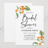 Vrijgezellenfeest Citrus Sinaasappels Kaart (Voorkant / Achterkant)