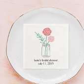 Vrijgezellenfeest Cocktail Napkin, Botanische Maso Servet