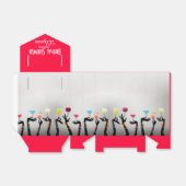 Vrijgezellenfeest Cocktail Party Bedankdoosjes (Uitgevouwen)