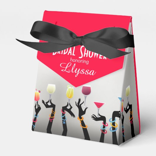 Vrijgezellenfeest Cocktail Party Bedankdoosjes (Voorkant Zijde)