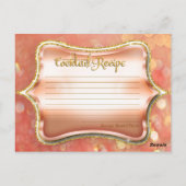 Vrijgezellenfeest Cocktail Recept Twinkle Lights Briefkaart (Achterkant)