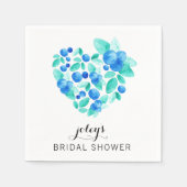 Vrijgezellenfeest Cocktail servetten Custom Heart  (Voorkant)