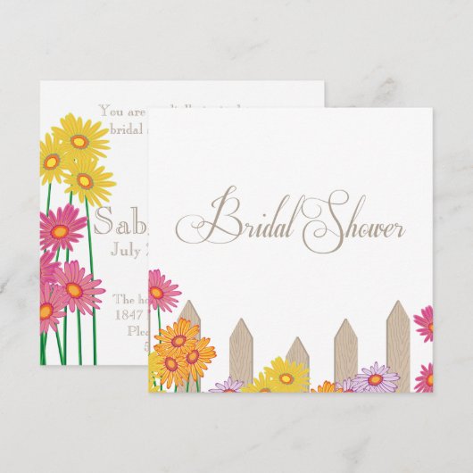 Vrijgezellenfeest Collectie van tuinpartij Kaart (Voorkant / Achterkant)