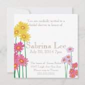 Vrijgezellenfeest Collectie van tuinpartij Kaart (Achterkant)