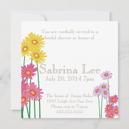 Vrijgezellenfeest Collectie van tuinpartij Kaart (Achterkant)