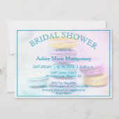 Vrijgezellenfeest Colorful Bked Macaron Cookies Kaart (Voorkant)