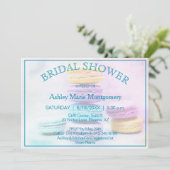 Vrijgezellenfeest Colorful Bked Macaron Cookies Kaart (Staand voorkant)