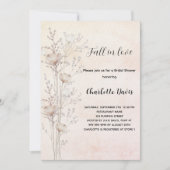 Vrijgezellenfeest Cream Wildflower herfst Love Lux Kaart (Voorkant)