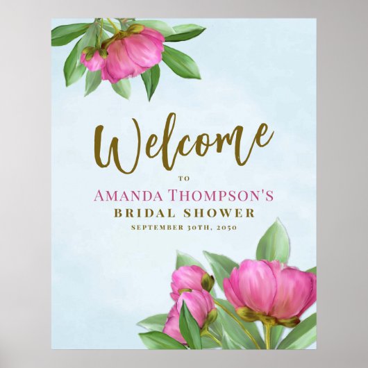 Vrijgezellenfeest Custom Welcome Paper Poster (Voorkant)
