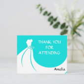 Vrijgezellenfeest Dank u Briefkaart (Staand voorkant)