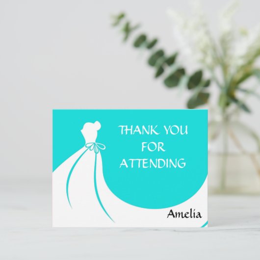 Vrijgezellenfeest Dank u Briefkaart (Staand voorkant)