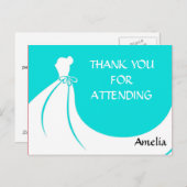 Vrijgezellenfeest Dank u Briefkaart (Voorkant / Achterkant)