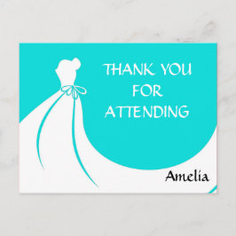 Vrijgezellenfeest Dank u Briefkaart