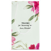 Vrijgezellenfeest Dank u gastvrouw Klein Cadeauzakje (Achterkant)