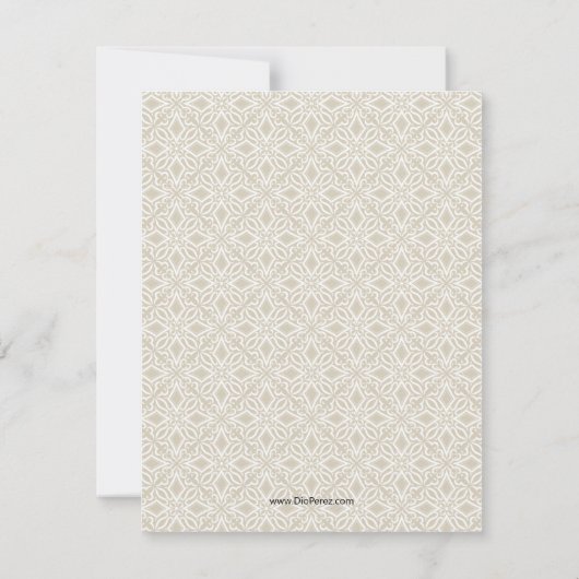 Vrijgezellenfeest Dank u kaart SPAANS (Achterkant)