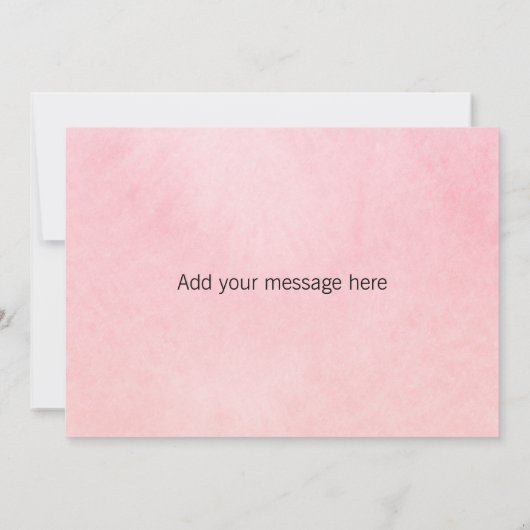 Vrijgezellenfeest Dank u Schattigee Waterverf Flor Bedankkaart (Achterkant)