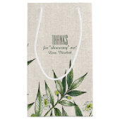 Vrijgezellenfeest Dank u voor de kleine cadeautass Klein Cadeauzakje (Achterkant)