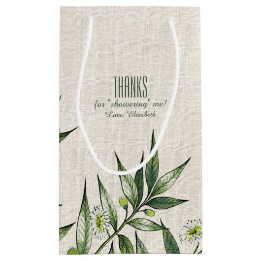 Vrijgezellenfeest Dank u voor de kleine cadeautass Klein Cadeauzakje (Achterkant)