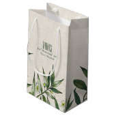 Vrijgezellenfeest Dank u voor de kleine cadeautass Klein Cadeauzakje (Achterkant Gekanteld)