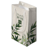 Vrijgezellenfeest Dank u voor de kleine cadeautass Klein Cadeauzakje (Voorkant Gekanteld)