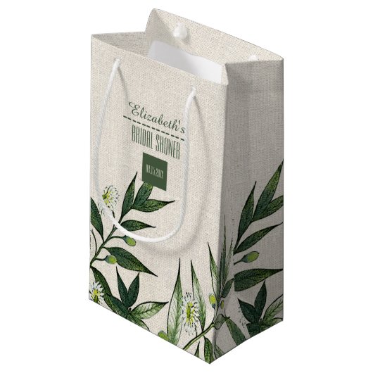 Vrijgezellenfeest Dank u voor de kleine cadeautass Klein Cadeauzakje (Voorkant Gekanteld)