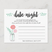 Vrijgezellenfeest Date Night Idea Kaart | Mason Ja (Voorkant)