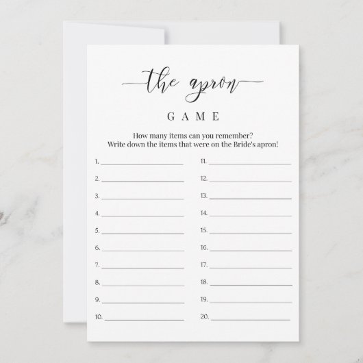 Vrijgezellenfeest De Kaart van het Spel van het Sc (Voorkant)