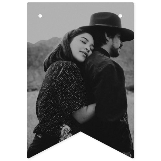 Vrijgezellenfeest Decor gepersonaliseerde foto ban Vlaggetjes (Eerste vlag)