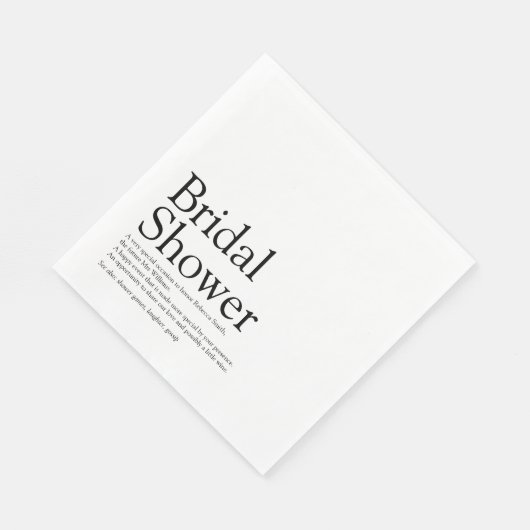 Vrijgezellenfeest Definitie Modern Fun Servet (Hoek)