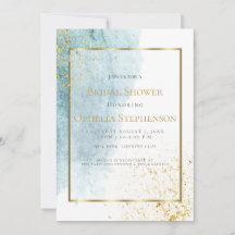 Vrijgezellenfeest | Denim Blue Waterverf Wash