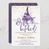 Vrijgezellenfeest Deze heks wordt getikt Kaart (Voorkant / Achterkant)