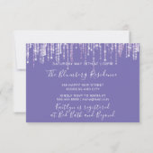 Vrijgezellenfeest Diamond Glass Bubbles Sweet16th Kaart (Achterkant)