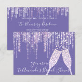 Vrijgezellenfeest Diamond Glass Bubbles Sweet16th Kaart (Voorkant / Achterkant)