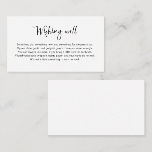 Vrijgezellenfeest die goed tussenvoegsel wensen informatiekaartje (Voorkant / Achterkant)