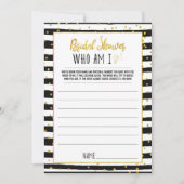 vrijgezellenfeest die ik word | GoudConfetti Kaart (Voorkant)