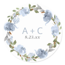 Vrijgezellenfeest Dusty Blue Grey Waterverf